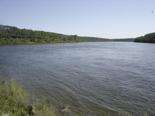 Sask River downstream of EB Campbell