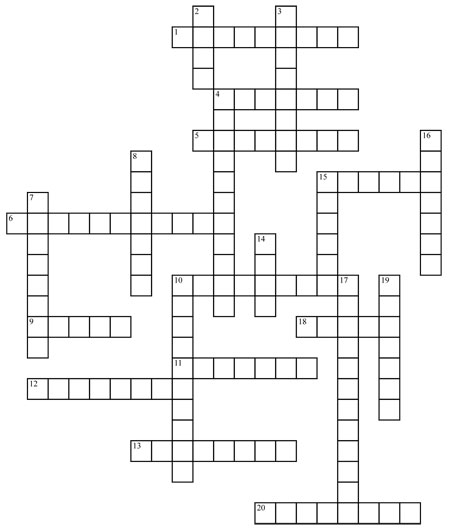 Crossword Puzzle